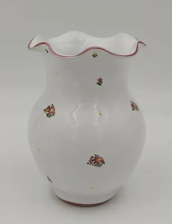 kleine Vase mit Blumenmuster  - Bild 1