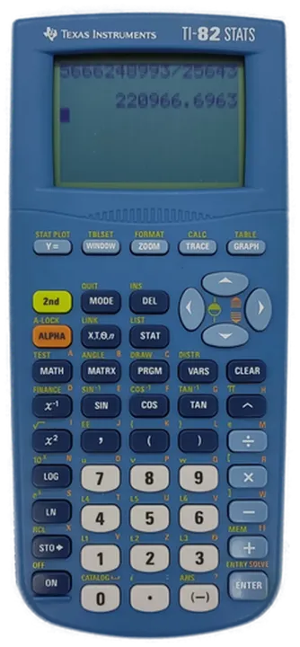 Texas Instruments TI-82 STATS Taschenrechner, Grafikrechner - Bild 2