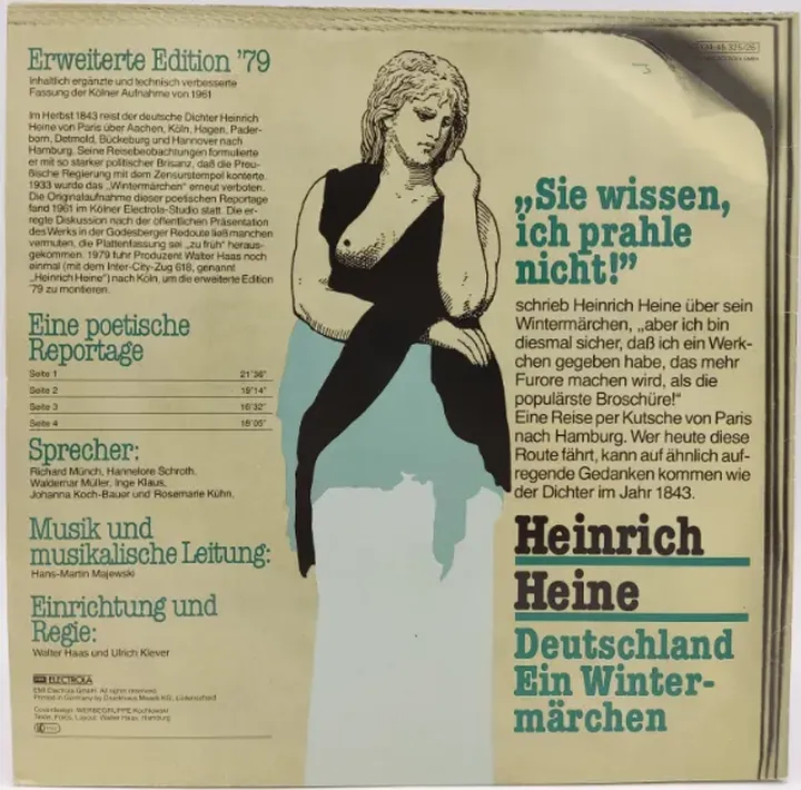 Vinyl LP - Heinrich Heine - Deutschland, ein Wintermärchen, 2-LP's - Bild 2
