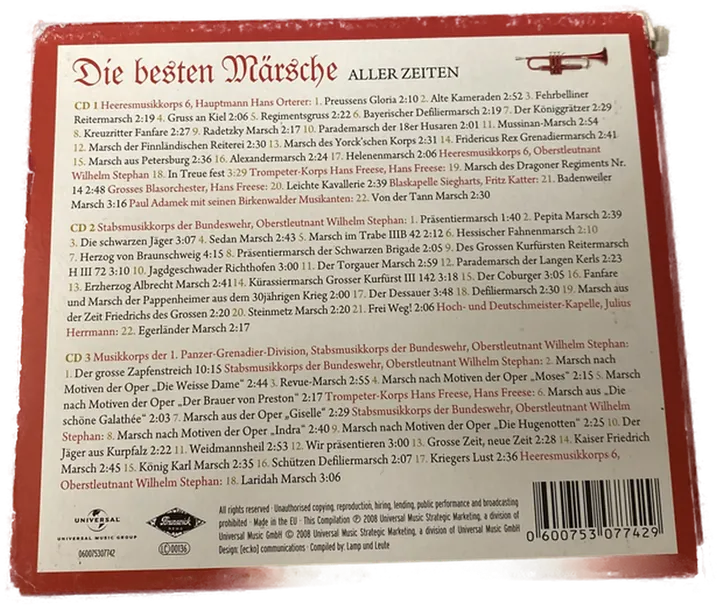 Die besten Märsche - Aller Zeiten - CD - Bild 2