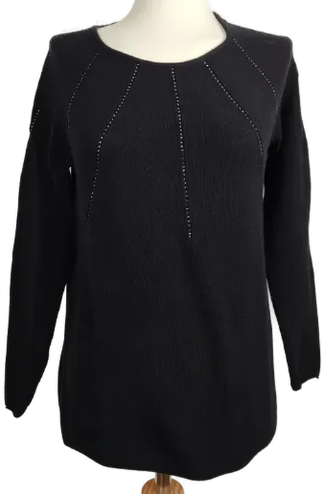 Oui Damen Pullover schwarz - 38 - Bild 1