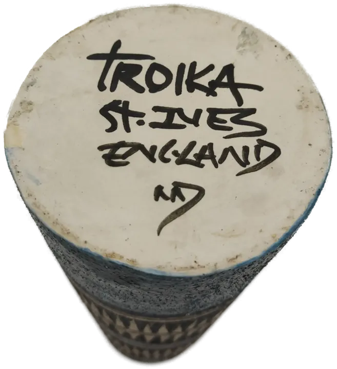 Mid-Century Original Troika-Vase - St. Ives England - Bild 4