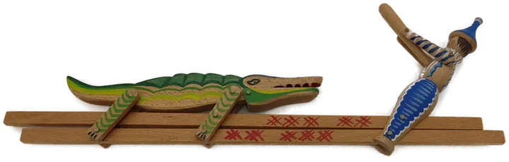 Holzspielzeug Kasperl und das Krokodil - Bild 2