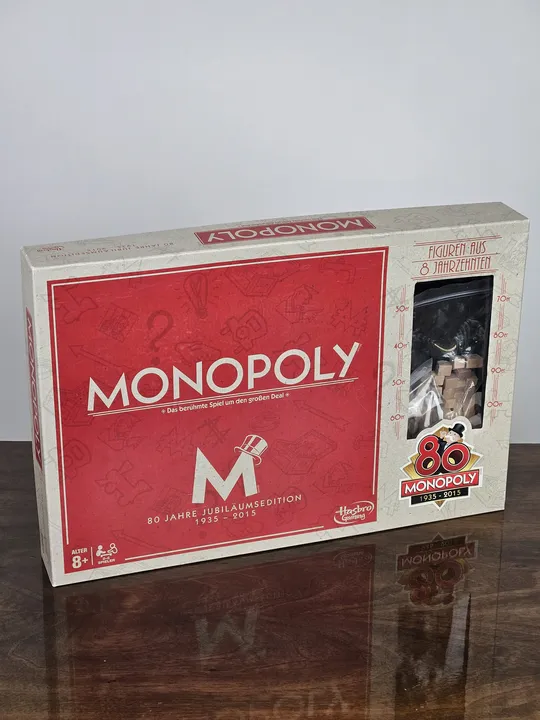 MONOPOLY 80 Jahre Jubiläumsedition - Gesellschaftsspiel - Hasbro  - Bild 1