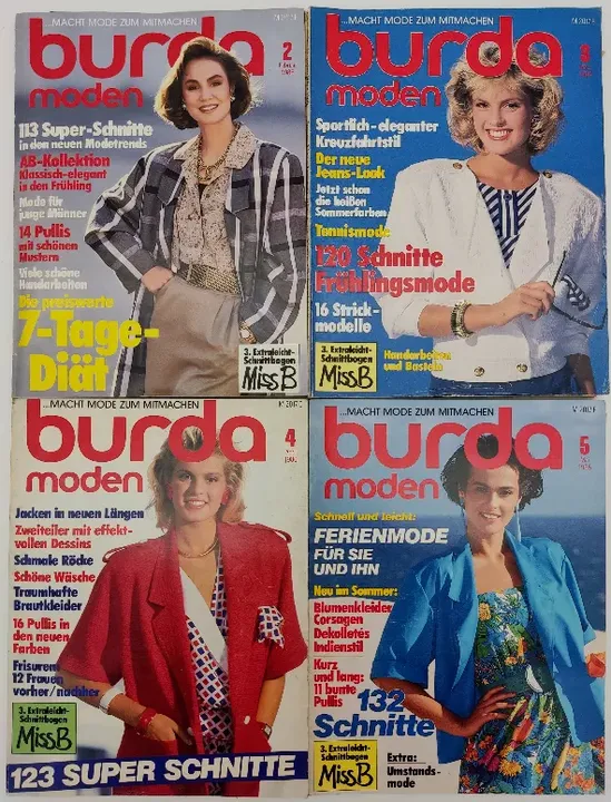 Burda Modezeitschrift 11 Hefte 1986 - Bild 1