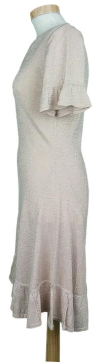 Orsay Damen Strickkleid cremefarben mit Glitzer - S/36 - Bild 3