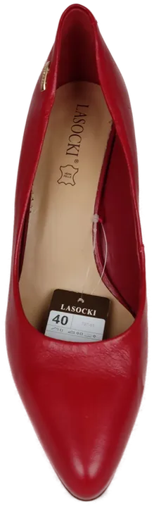 Lasocki Damen Pumps Leder rot - Größe 40 - Bild 3