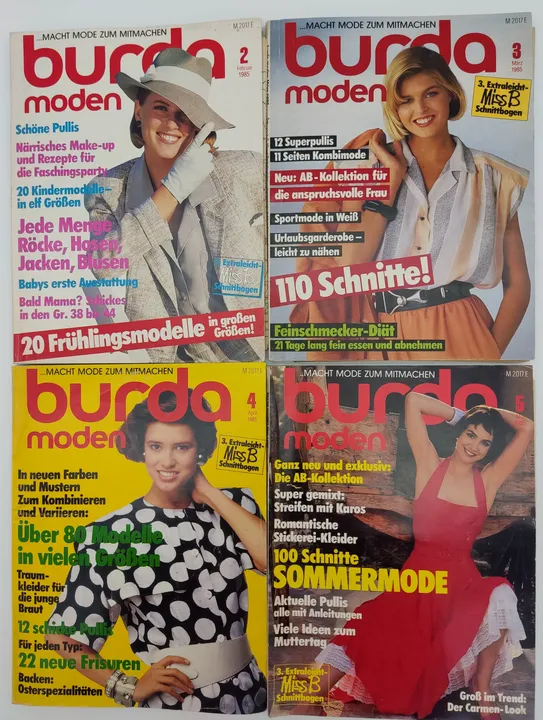 Burda Modezeitschrift 11 Hefte 1985 - Bild 1