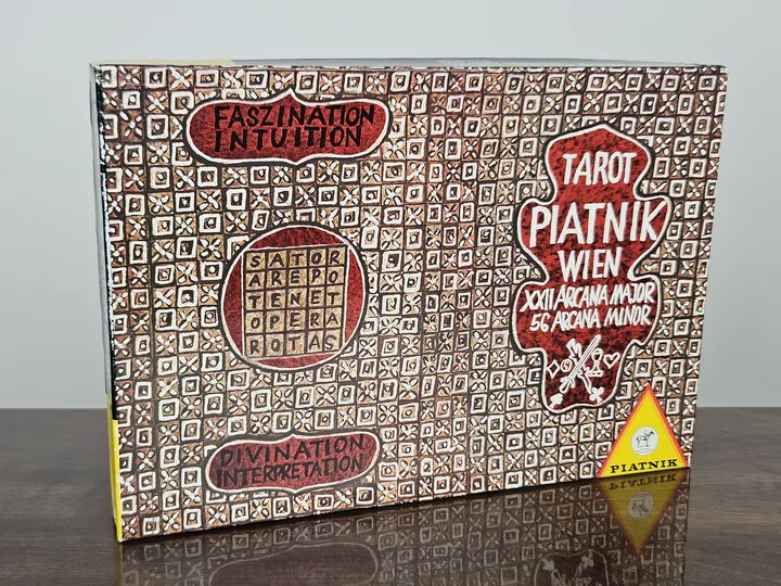 TAROT PIATNIK WIEN - 22 Major Arcana & 56 Minor Arcana Karten mit Buch  - Bild 1