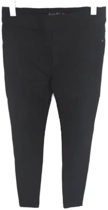 AMISU Damen Stretch-Jeans mit Gummizugbund in Schwarz, Größe 44 - Bild 1