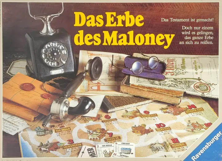 Das Erbe des Maloney - Gesellschaftsspiel, Ravensburger  - Bild 1