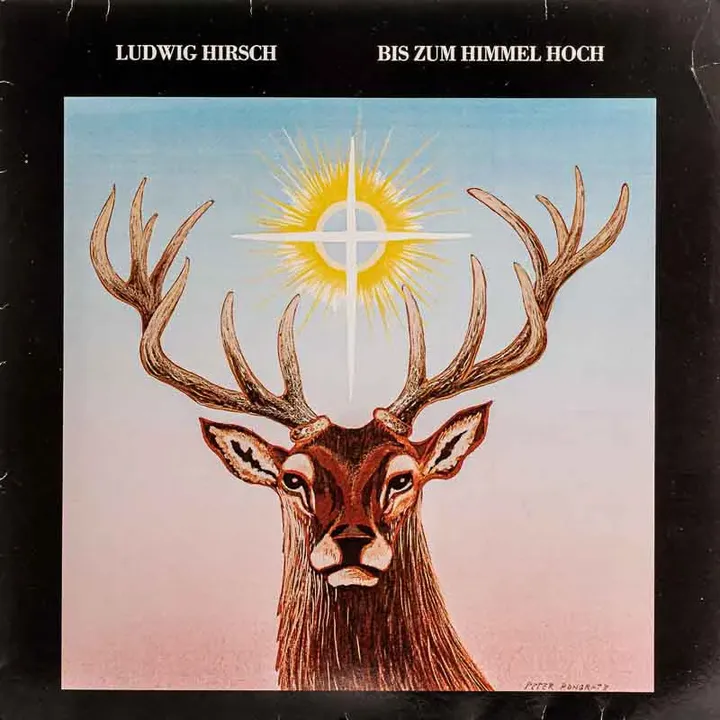 LP - Ludwig Hirsch – Bis Zum Himmel Hoch 1982 - Bild 2