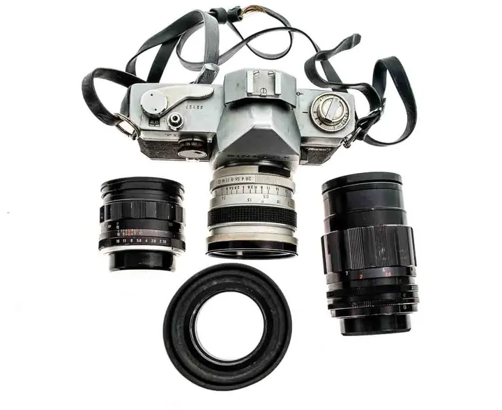 Ricoh Singlex TLS | SLR analoge Kamera | Elicar 28mm f:2.8 - Bild 4