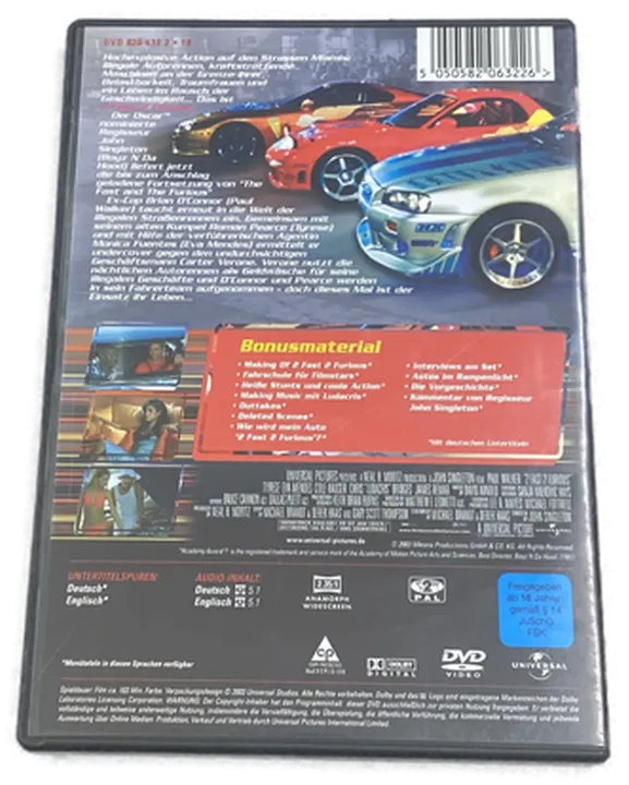 2 Fast 2 Furious - John Singleton - DVD  - Bild 2