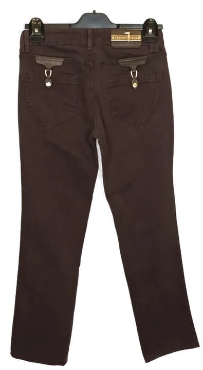 Trussardi Jeans Damen Jeans dunkelbraun Gr. UK 27 - Bild 2