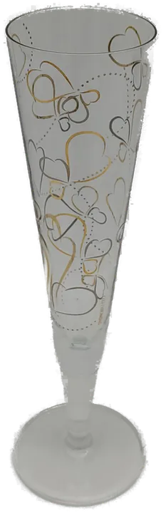 Riedel Sektglas mit Herzmuster - Bild 1