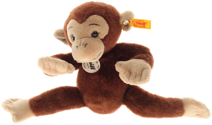Steiff Schimpanse „Koko“ – Plüschaffe mit Knopf im Ohr – ca. 20 cm - Bild 1