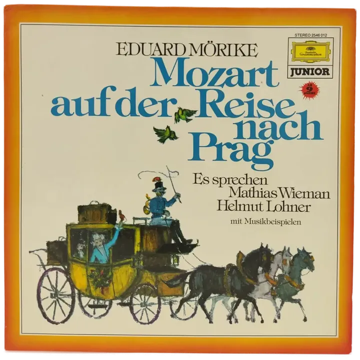 Vinyl LP - Eduard Mörike, Mathias Wieman, Helmut Lohner - Mozart auf der Reise nach Prag - Bild 1