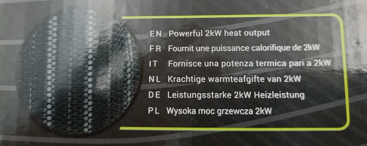 ewt CERAMIC C120TLS - Keramik Heizlüfter (OVP) - Bild 6