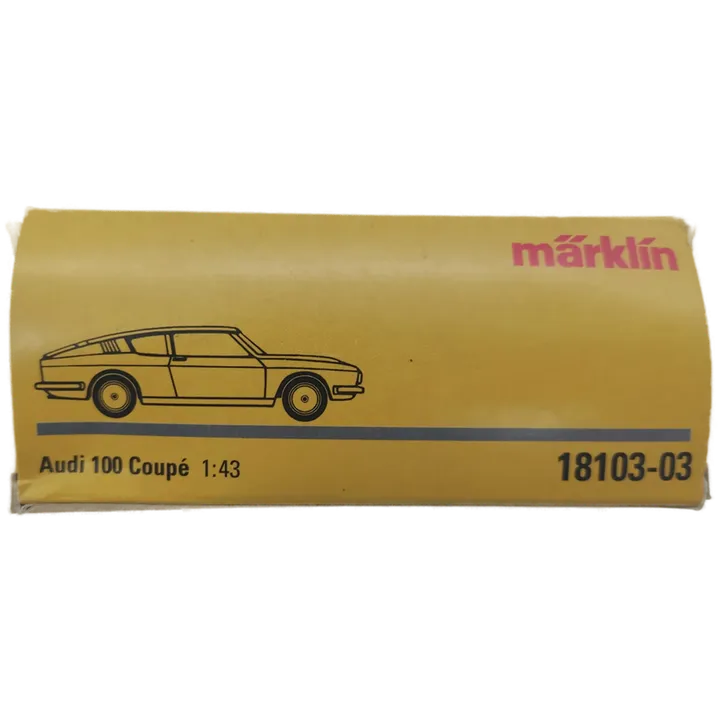 Audi 100 Coupé S - Märklin, Nr. 18103-03, Maßstab 1:43, Modelauto in klassischen Weiß - selten zu finden - Bild 5