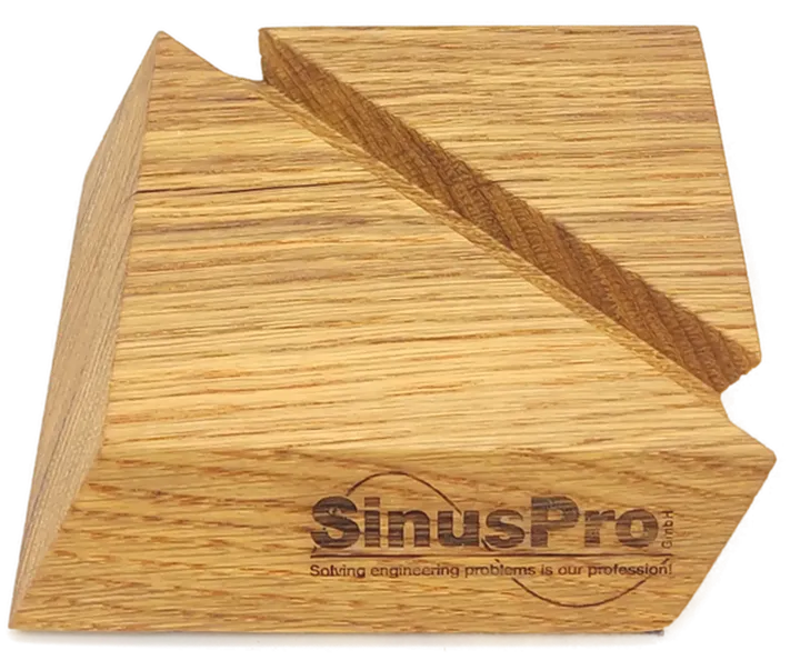 Sinus Pro Handyhalterung aus Holz braun  - Bild 3
