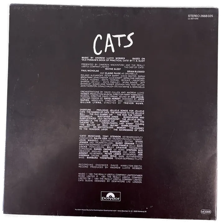 LP - Musical Cats Stereo 2668025 - Bild 2