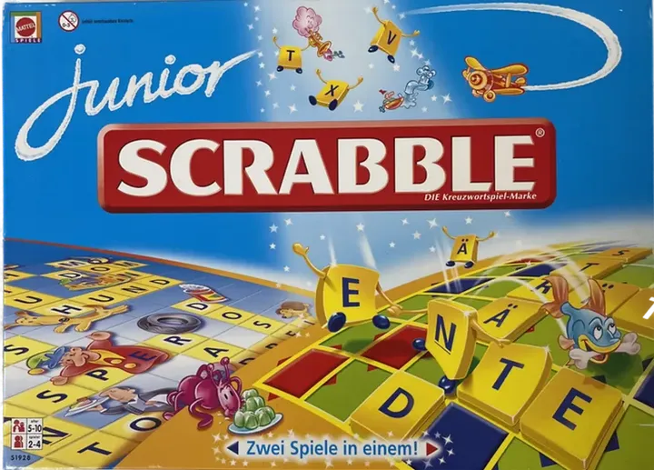 MATTEL - Junior Scrabble. Zwei Spiele in einem! - Bild 1