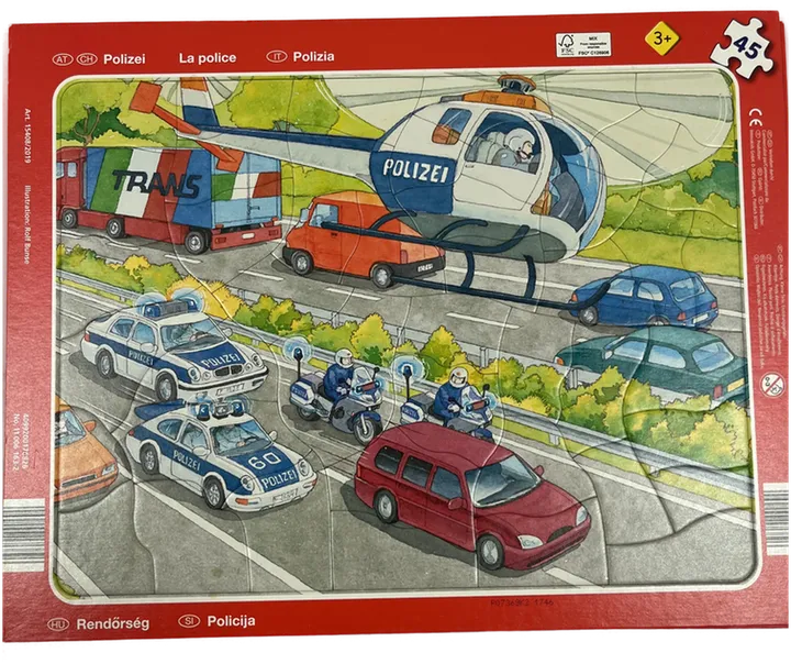 Kinderpuzzle (3er Pkg.) Polizei, Feuerwehr, Feuerwehr ab 3 Jahre - Bild 3