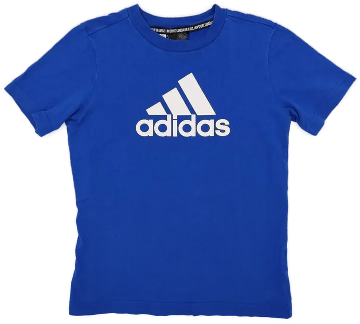 Adidas Kinder Shirt blau Gr.140 - Bild 1