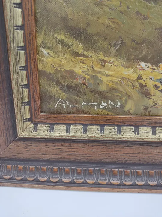 Almon (d) Baldwin 1800-1870 - landscape - Öl auf Leinwand 42x52 incl Rahmen  - Bild 2