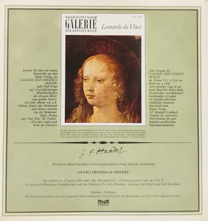 Georg Friedrich Händel Schallplatte - Bild 2