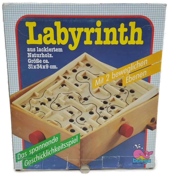 Kugel-Labyrinth Geschicklichkeitsspiel (Klassiker!) - Bild 1