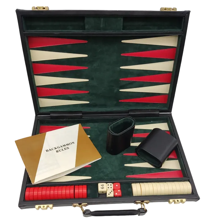 Backgammonkoffer schwarz - Anne Carlton - Bild 1