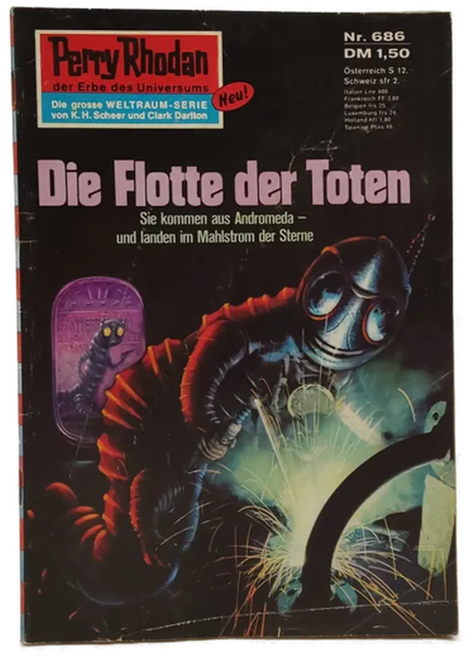  Romanheft Perry Rhodan Die Flotte der Toten Erstauflage Nr.686 - Bild 1