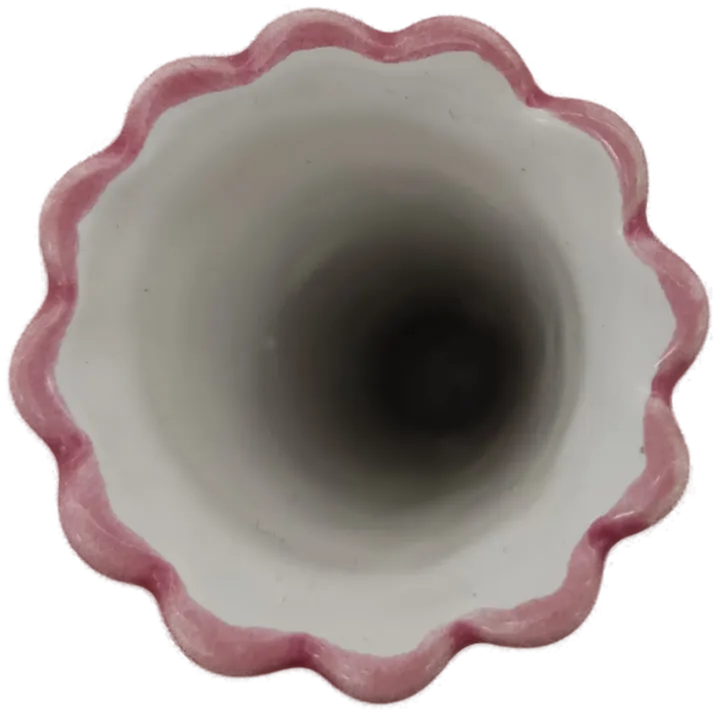 Gmundner Keramik Vase rosa Tupfen Höhe: 19.5 cm - Bild 3