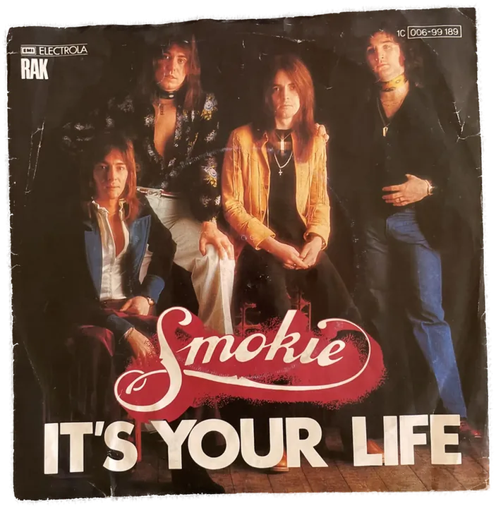 Singles Schallplatte - Smokie - It´s your life; Now you think you know - Bild 2