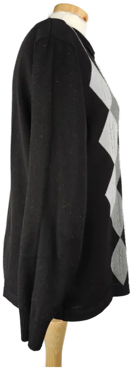 Today Schoeller Damen Pullover schwar mit weiss-grauen Karos - L/40 - Bild 3