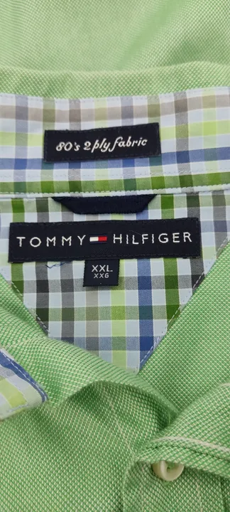 Tommy Hilfiger Herren Hemd grün Gr. XXL - Bild 2