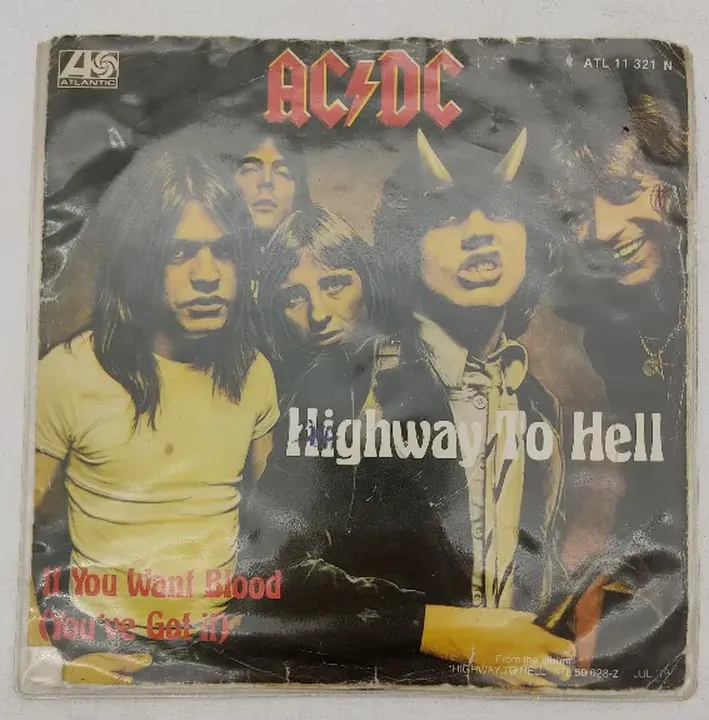 Single Langspielplatte - ACDC - Highway to Hell - Bild 1