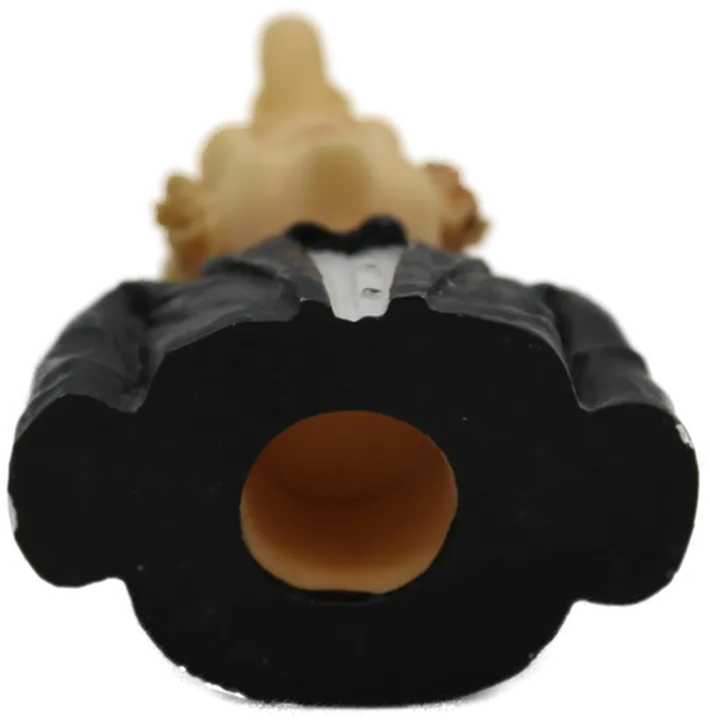 Humorvoller WC-Helfer: Toilettenpapierhalter in Form eines Butlers, inkl. dazupassender Klobürstenaufsatz. - Bild 5