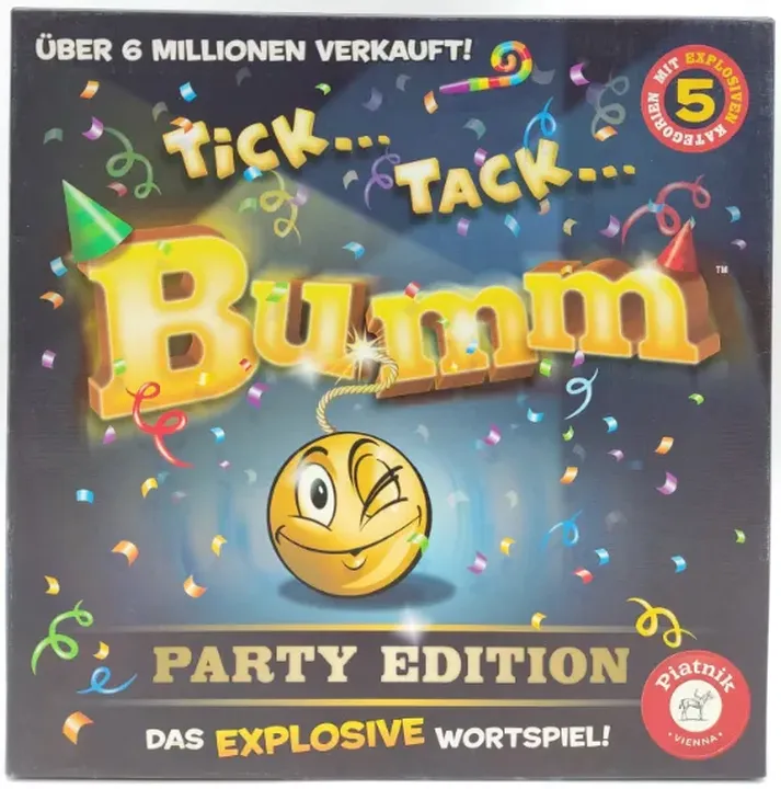 Tick Tack Bumm Party Edition - Gesellschaftsspiel - Piatnik  - Bild 1