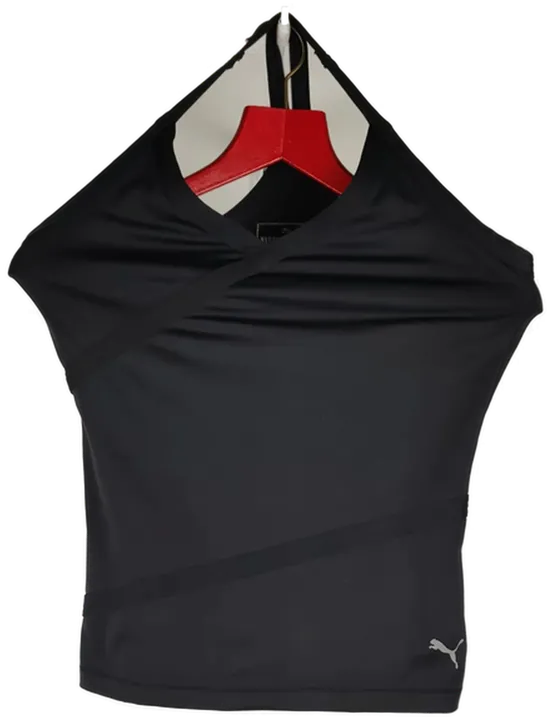 Puma Trainingsshirt Damen mit integrierten BH , Ringerrücken schwarz- M/38 - Bild 1