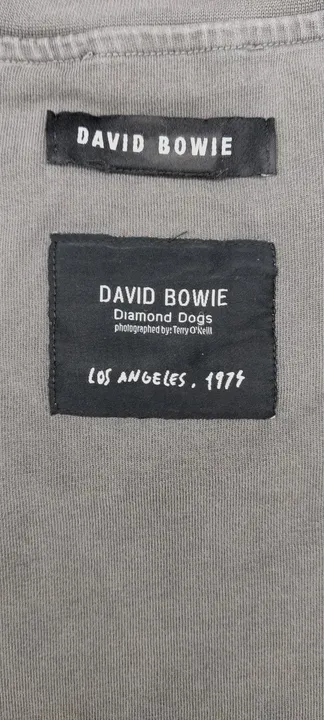 Zara Herren Shirt David Bowie grau Gr. EUR S - Bild 5