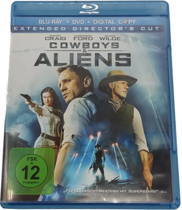 Blu-ray 1 Disc 1 DVD ROM Cowboys & Aliens Extended Director's Cut  - Bild 2