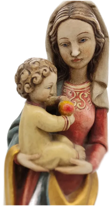 Skulptur Madonna mit Kind aus Holz ca. 40cm - Bild 2