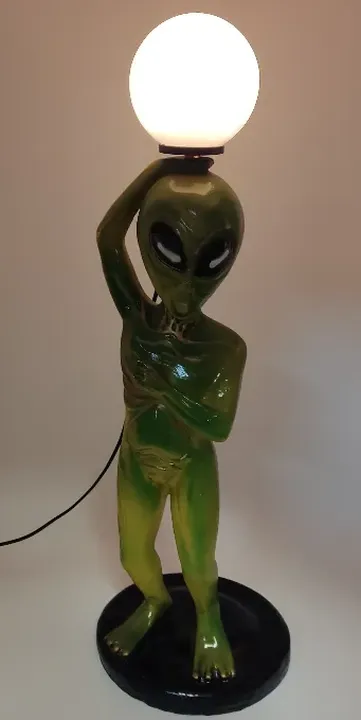 Stehlampe Alien ca. 92cm Kunstharz  - Bild 3