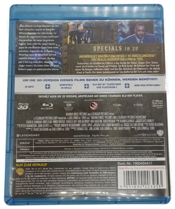 Blu-ray 3D 3 Disc's Pacific Rim 3D - Bild 3