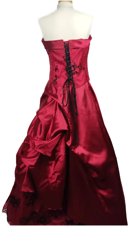 An-Mar Abendkleid maxi rot/schwarz - XL/42 - Bild 2