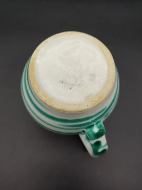 Gmundner Keramik Milchgießer grüngeflammt 9cm hoch - Bild 4