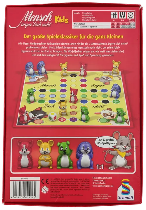 Mensch ärgere dich nicht Kids - Gesellschaftsspiel, Schmidt Spiel - Bild 2